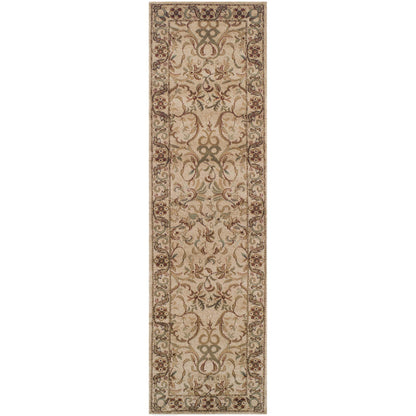 Heritage Traditional Floral Scroll Indoor Runner or Area Rug