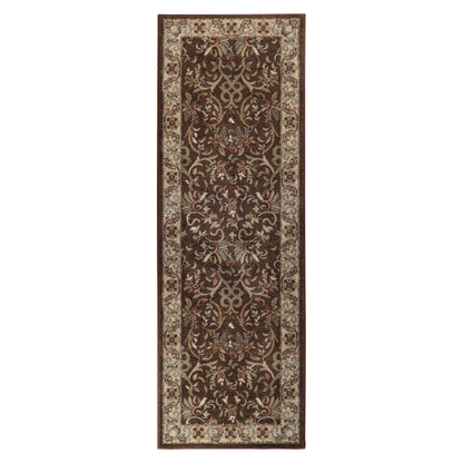 Heritage Traditional Floral Scroll Indoor Runner or Area Rug