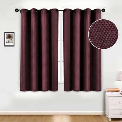 Jaxon Textured Blackout Curtain Set of 2 Panels