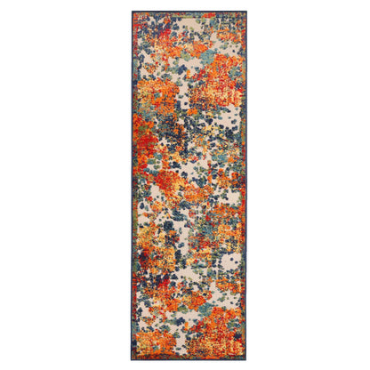 Kalina Modern Abstract Splatter Indoor/Outdoor Area Rug or Runner Rug