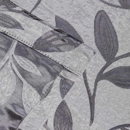 Leaves Machine Washable Room Darkening Blackout Curtains, Set of 2