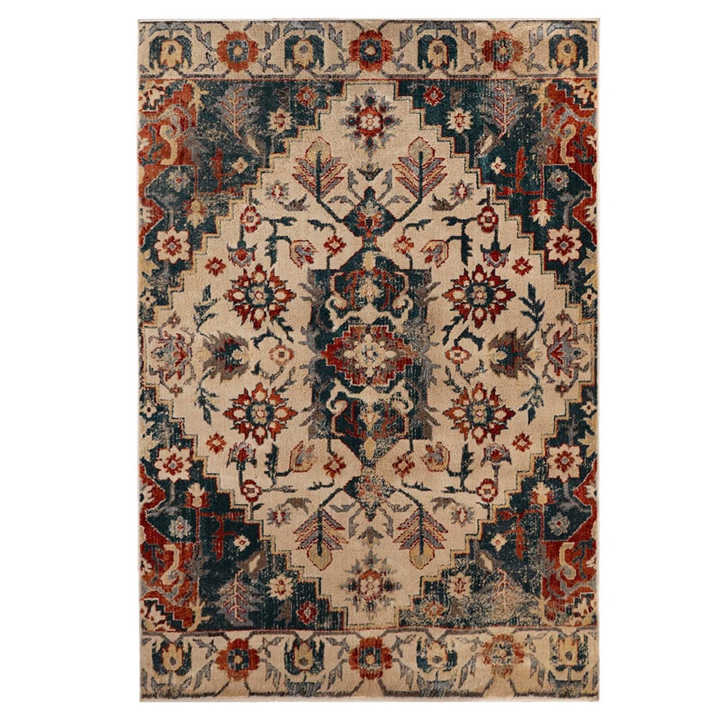 Leena Tribal Medallion Traditional Indoor Area Rug or Runner Rug