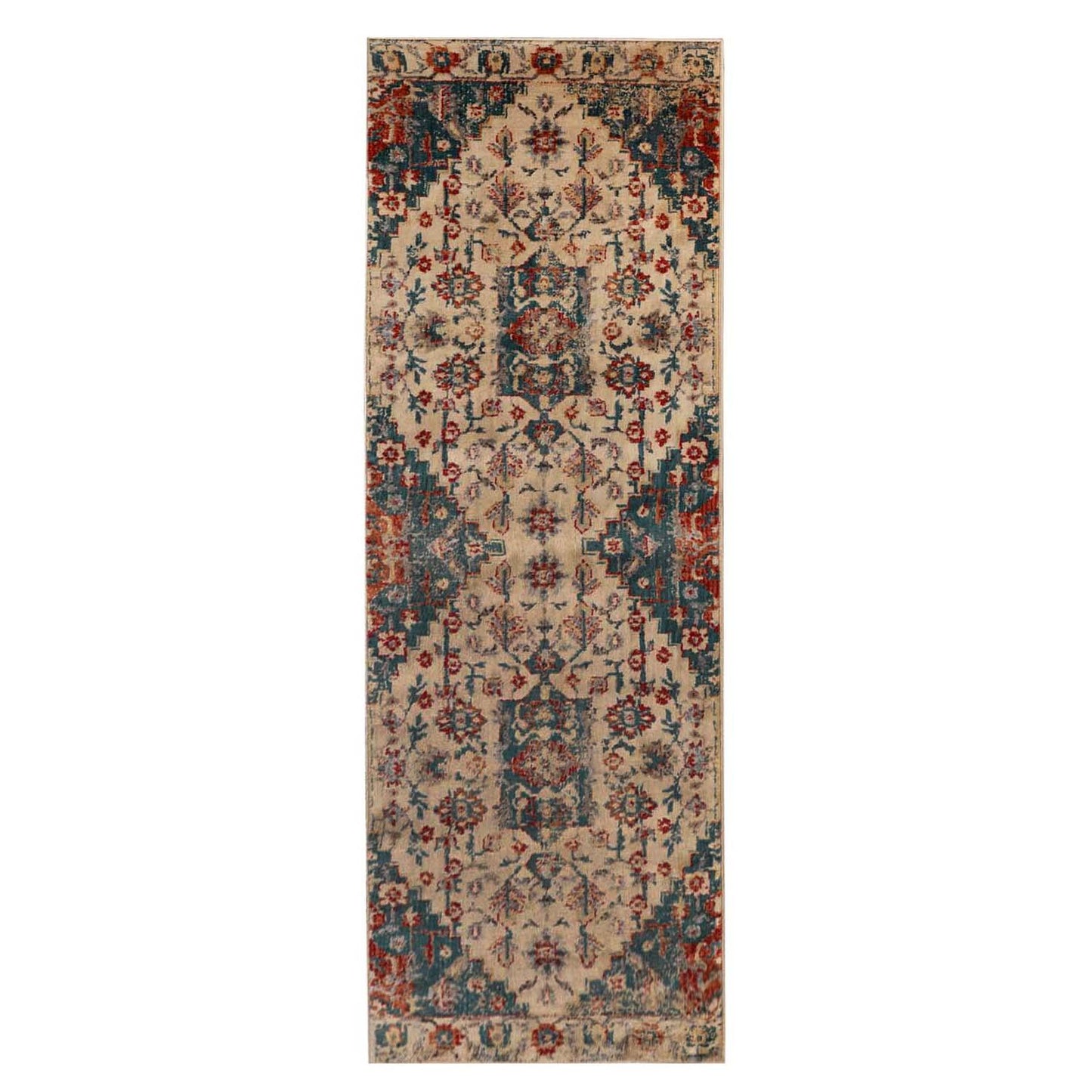 Leena Tribal Medallion Traditional Indoor Area Rug or Runner Rug