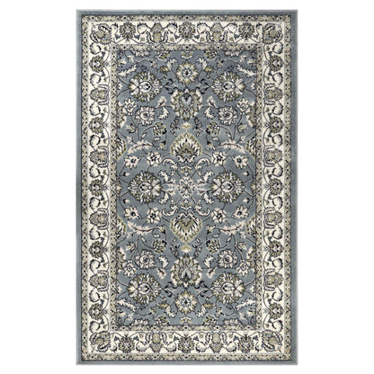 Lille Elegant Floral Indoor Area Rug or Runner Rug Or Door Mat