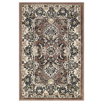 Lille Elegant Floral Indoor Area Rug or Runner Rug Or Door Mat