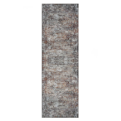 Macaw Diamond Lattice Non-Slip Washable Indoor Area Rug or Runner Rug