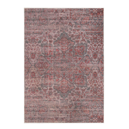 Manakin Bohemian Medallion Non-Slip Washable Indoor Area Rug or Runner