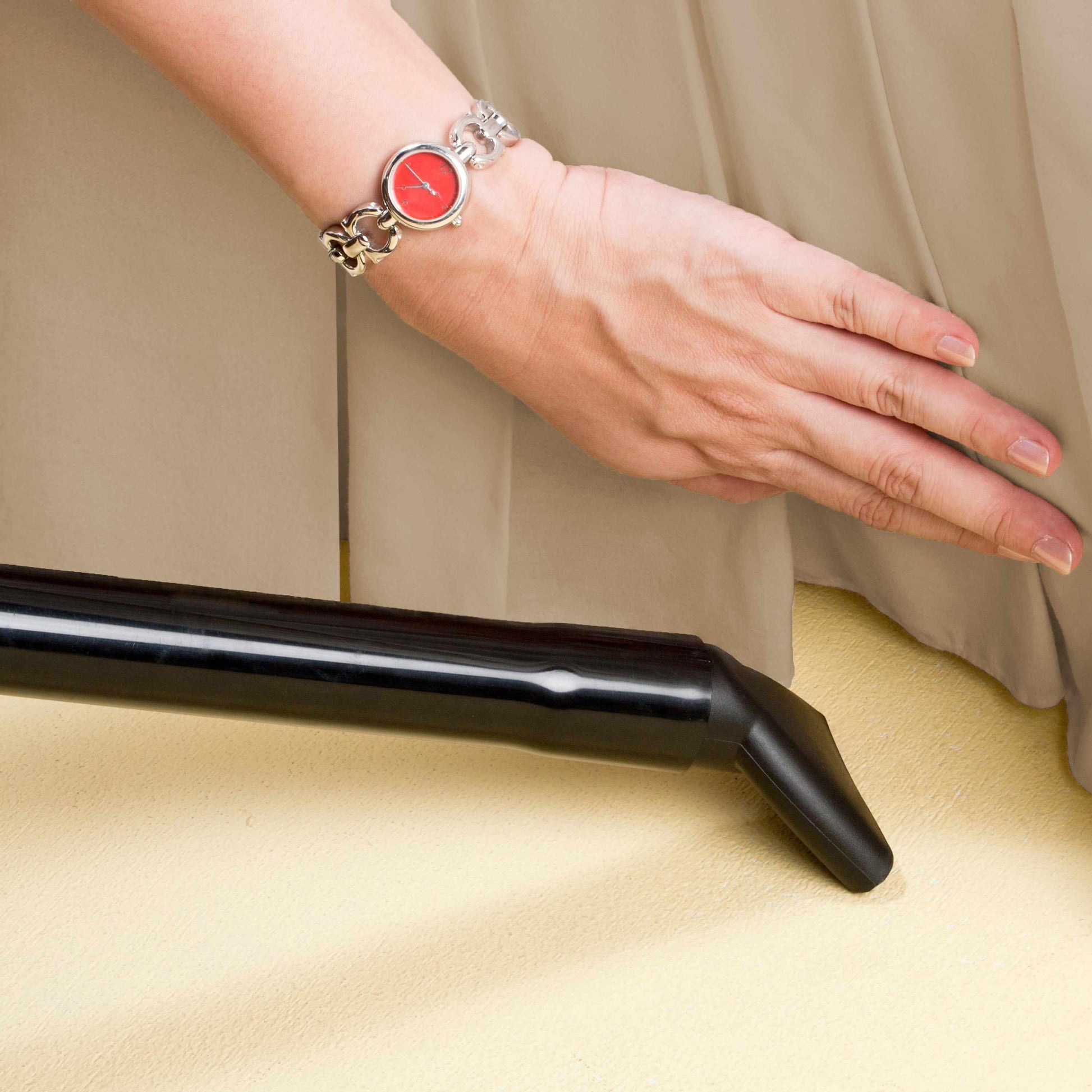 Microfiber Wrinkle-Free Solid 15-Inch Drop Bed Skirt - Taupe