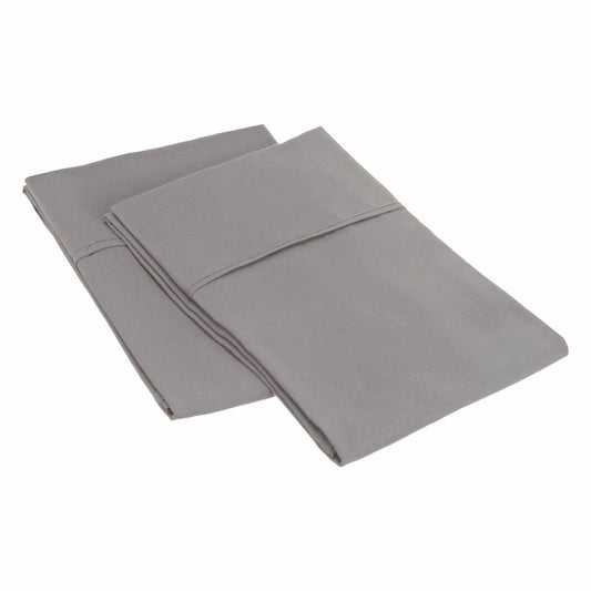 2 Piece Microfiber Wrinkle Resistant Solid Pillowcase Set