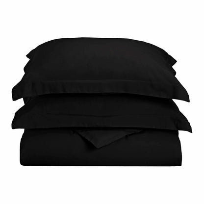 Microfiber Wrinkle Resistant Solid Duvet Cover Set