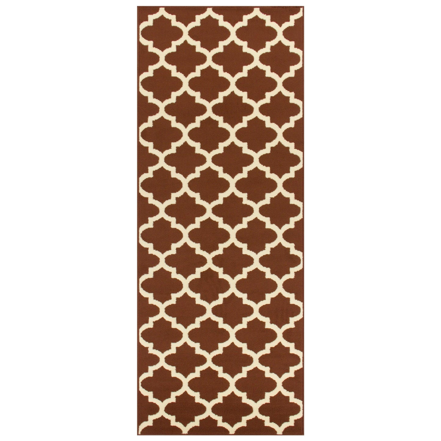 Modern Quatrefoil Geometric Lattice Indoor Area Rug