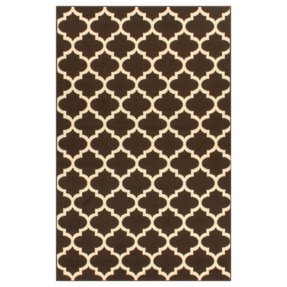 Modern Quatrefoil Geometric Lattice Indoor Area Rug