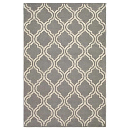 Double Moroccan Trellis Indoor Area Rug Or Runner Rug
