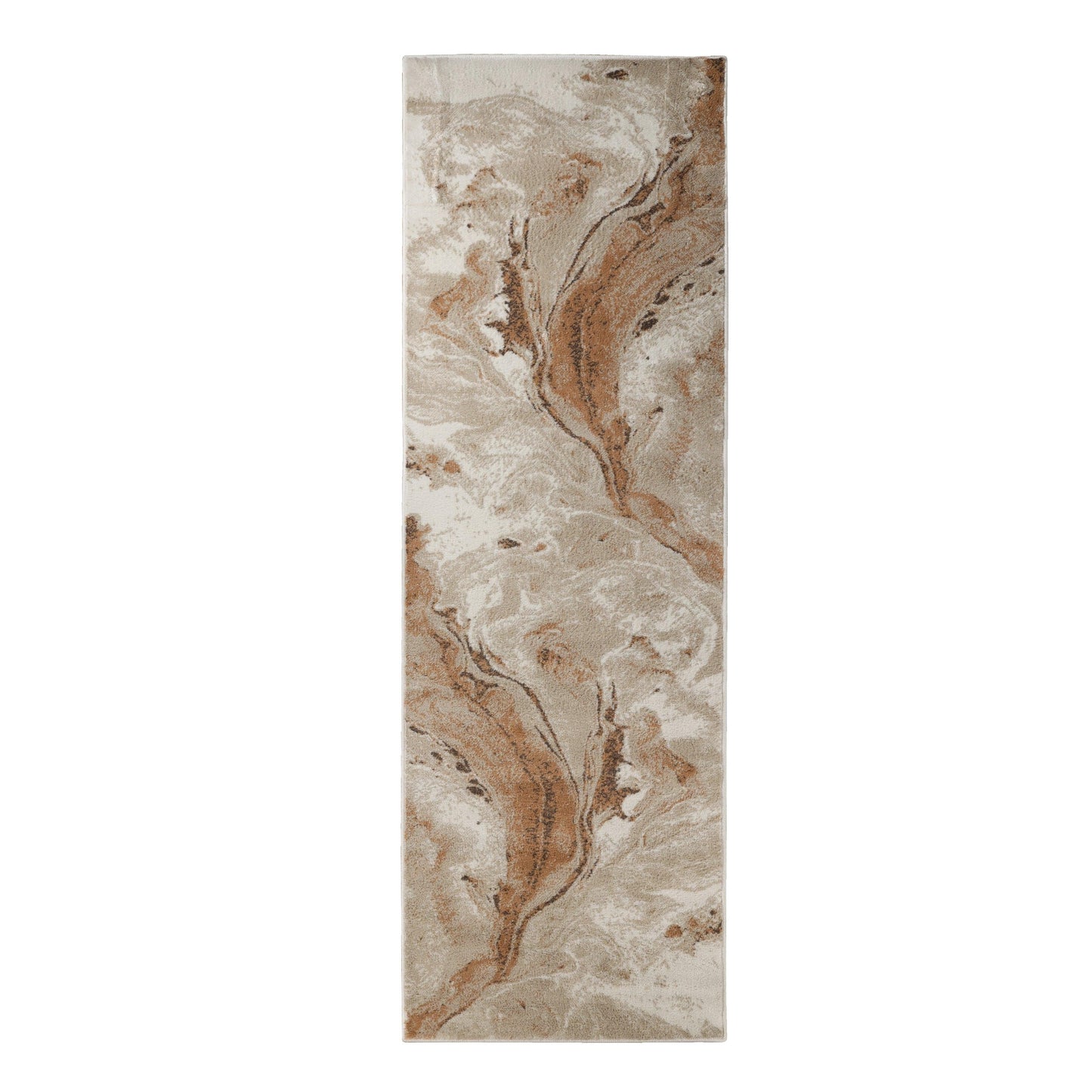 Morwenna Modern Abstract Watercolor Plush Indoor Area Rug Or Runner