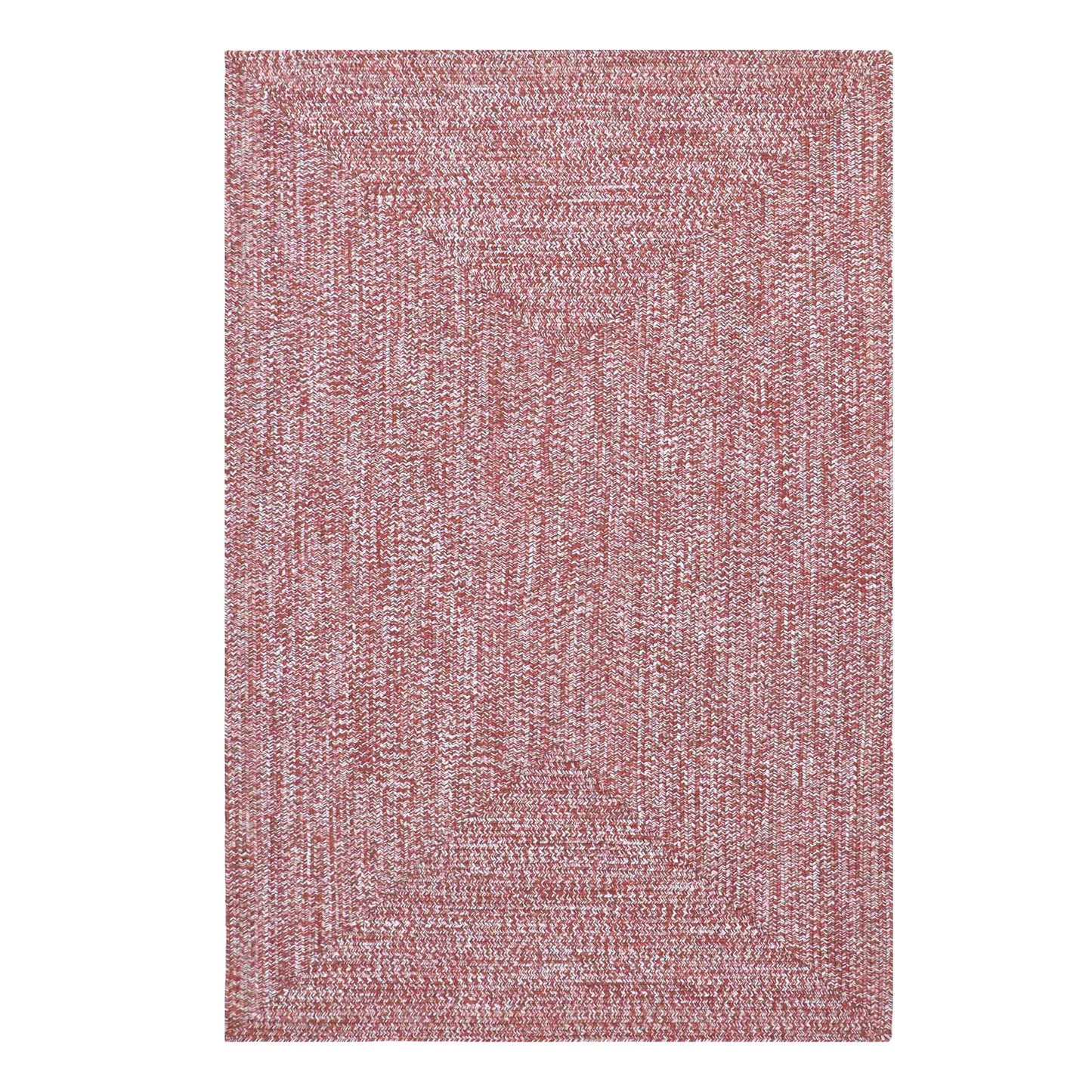 Multi Toned Braided Area Rug Bohemian Indoor Outdoor Rugs