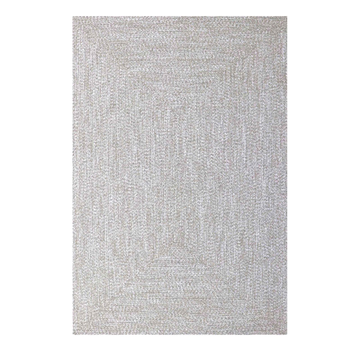 Multi Toned Braided Area Rug Bohemian Indoor Outdoor Rugs