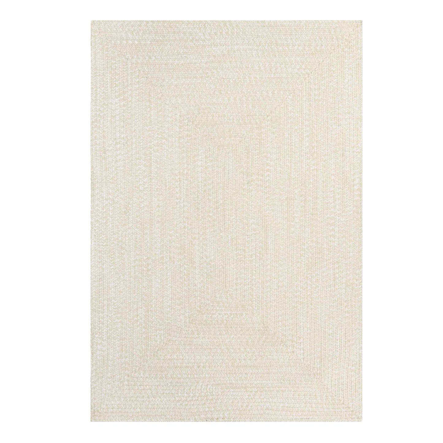 Multi Toned Braided Area Rug Bohemian Indoor Outdoor Rugs