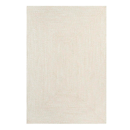 Multi Toned Braided Area Rug Bohemian Indoor Outdoor Rugs