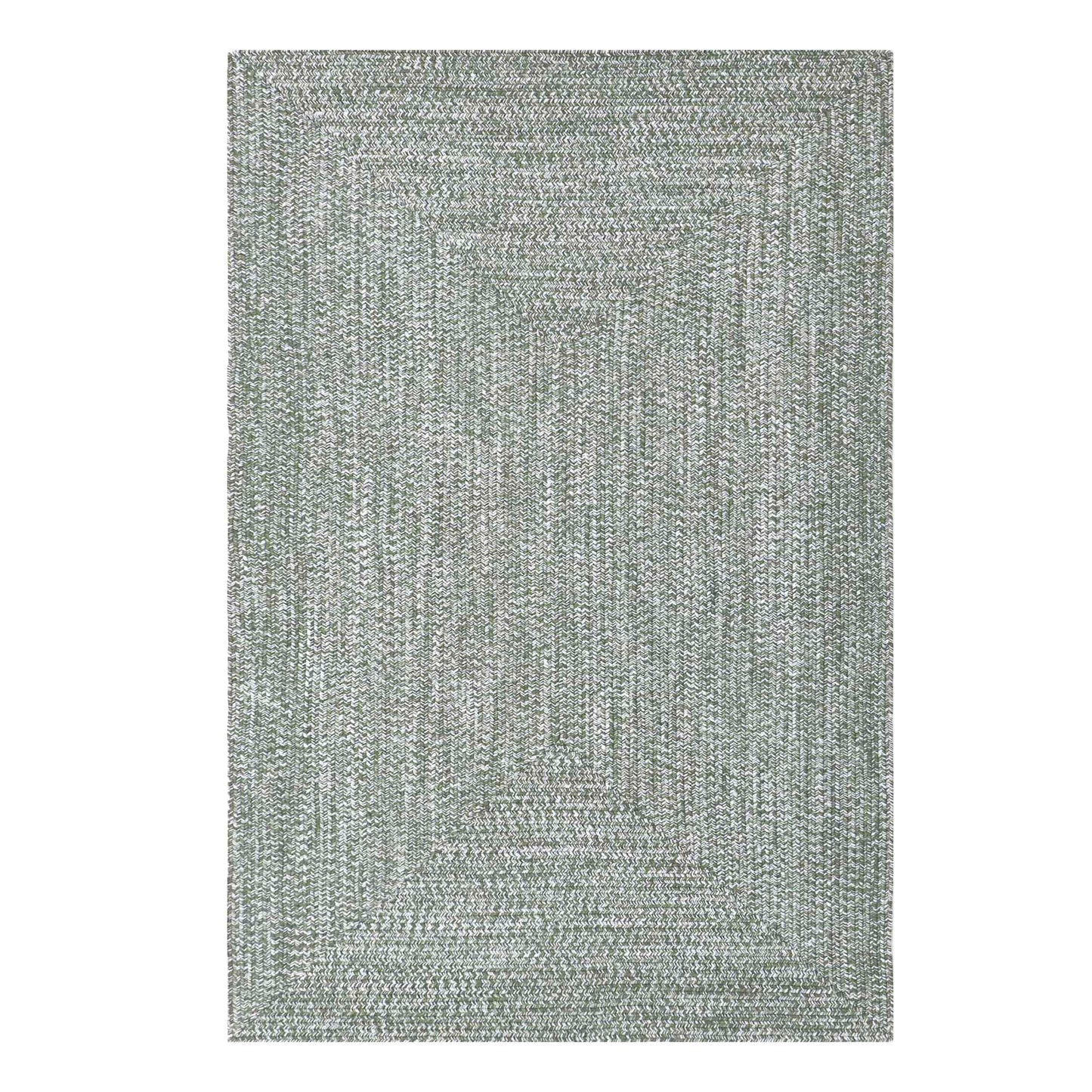 Multi Toned Braided Area Rug Bohemian Indoor Outdoor Rugs