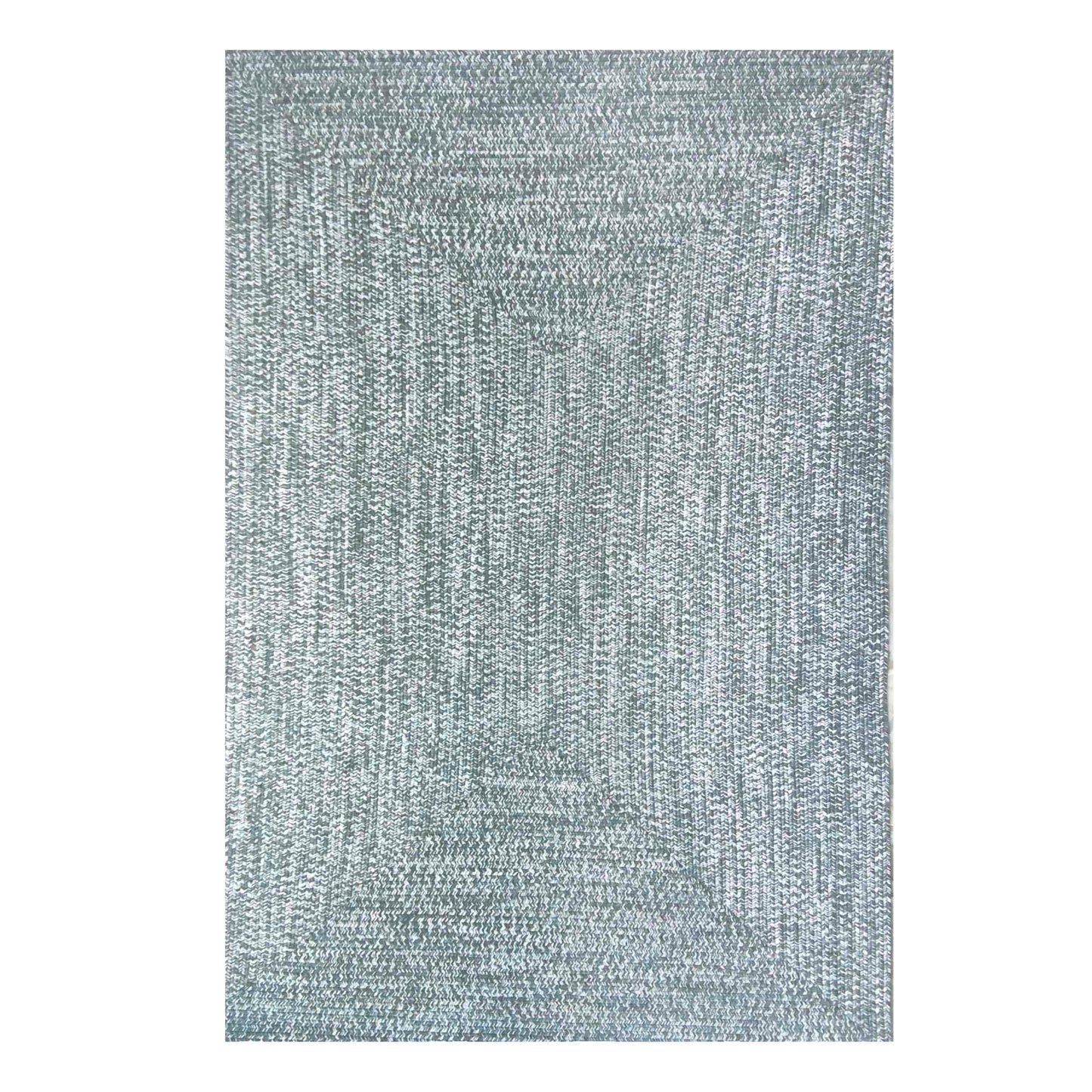 Multi Toned Braided Area Rug Bohemian Indoor Outdoor Rugs