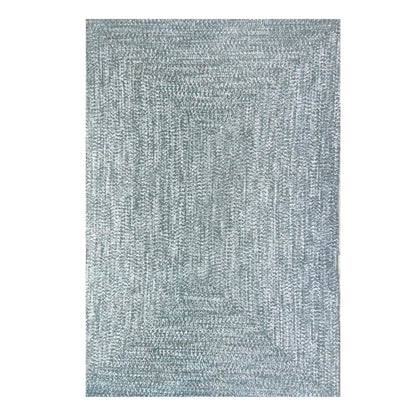 Multi Toned Braided Area Rug Bohemian Indoor Outdoor Rugs