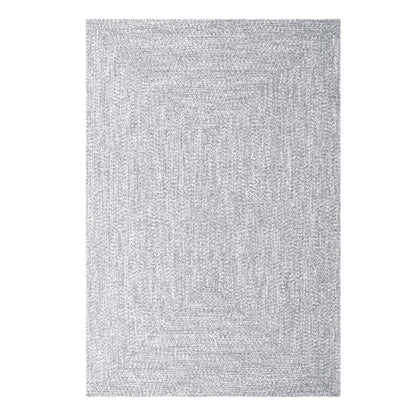 Multi Toned Braided Area Rug Bohemian Indoor Outdoor Rugs