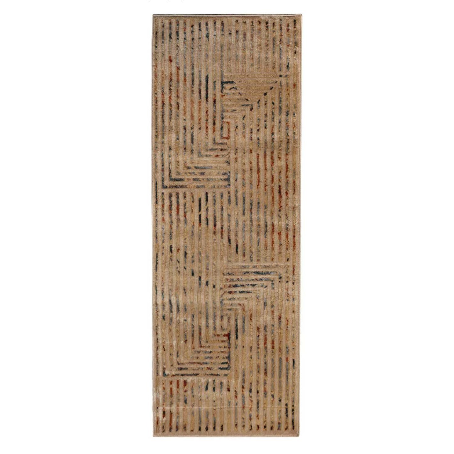 Modern Geometric Lines Abstract Boho Area Rug Or Runner Or Door Mat