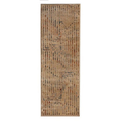Modern Geometric Lines Abstract Boho Area Rug Or Runner Or Door Mat