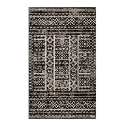 Formal Geometric Border Indoor Area Rug or Runner