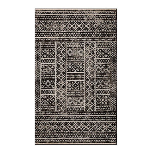 Formal Geometric Border Indoor Area Rug or Runner