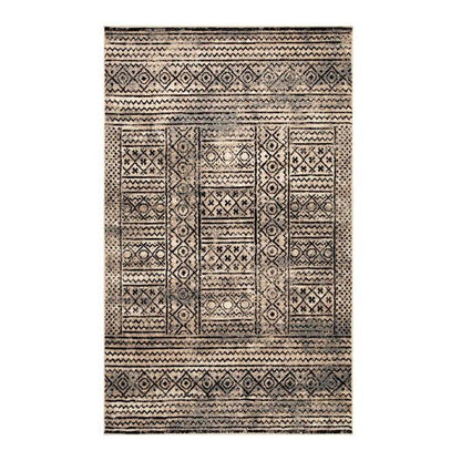 Formal Geometric Border Indoor Area Rug or Runner