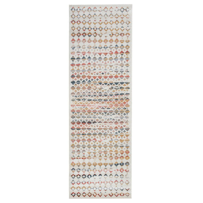 Numair Abstract Geometric Diamonds Indoor Area Rug or Runner Rug