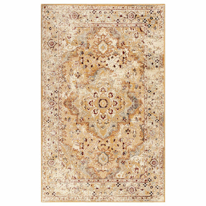 Nysa Oriental Floral and Vines Indoor Farmhouse Area Rug