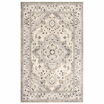 Nysa Oriental Floral and Vines Indoor Farmhouse Area Rug