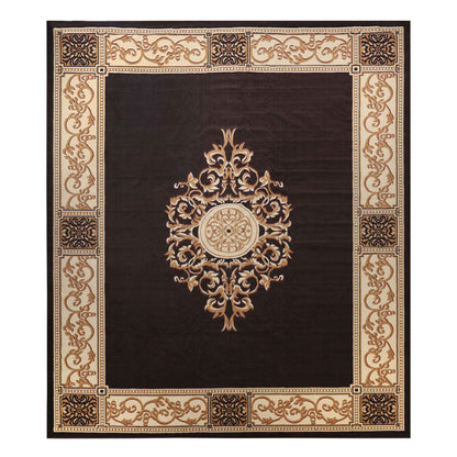Oversized Medallion Modern Bohemian Indoor Area Rug or Runner Rug