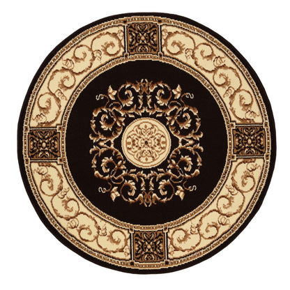 Oversized Medallion Modern Bohemian Indoor Area Rug or Runner Rug