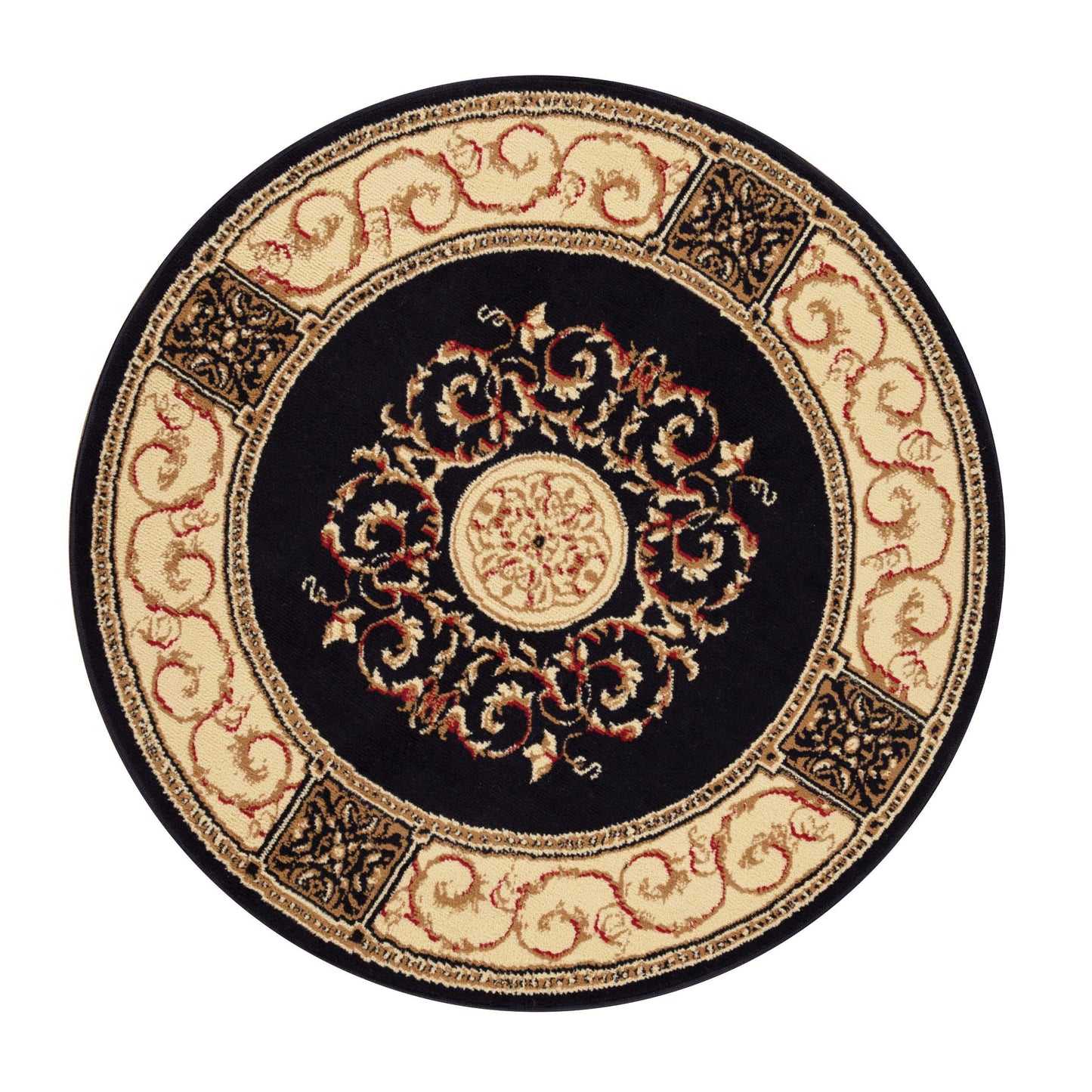 Oversized Medallion Modern Bohemian Indoor Area Rug or Runner Rug