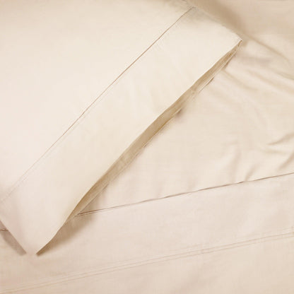 Superior 100% Cotton Percale 300 Thread Count Sheet Set - Ivory