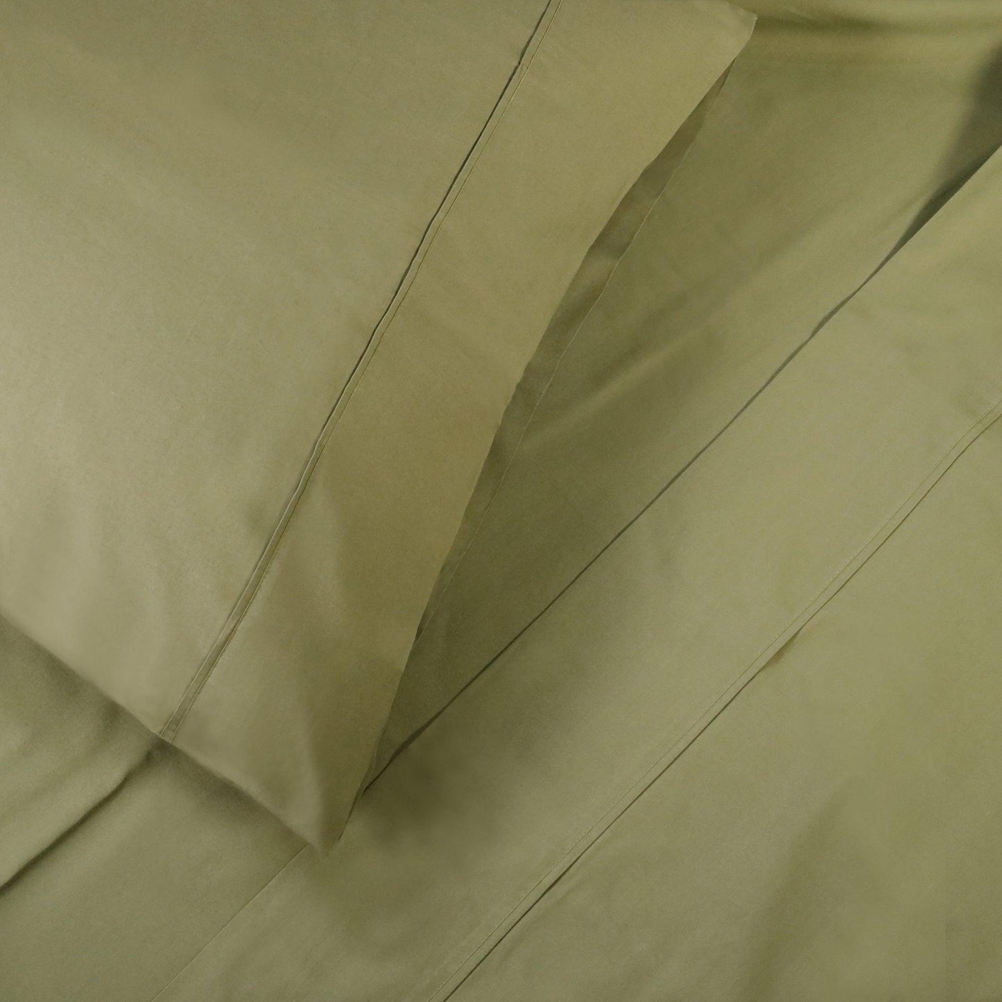Superior 100% Cotton Percale 300 Thread Count Sheet Set - Sage