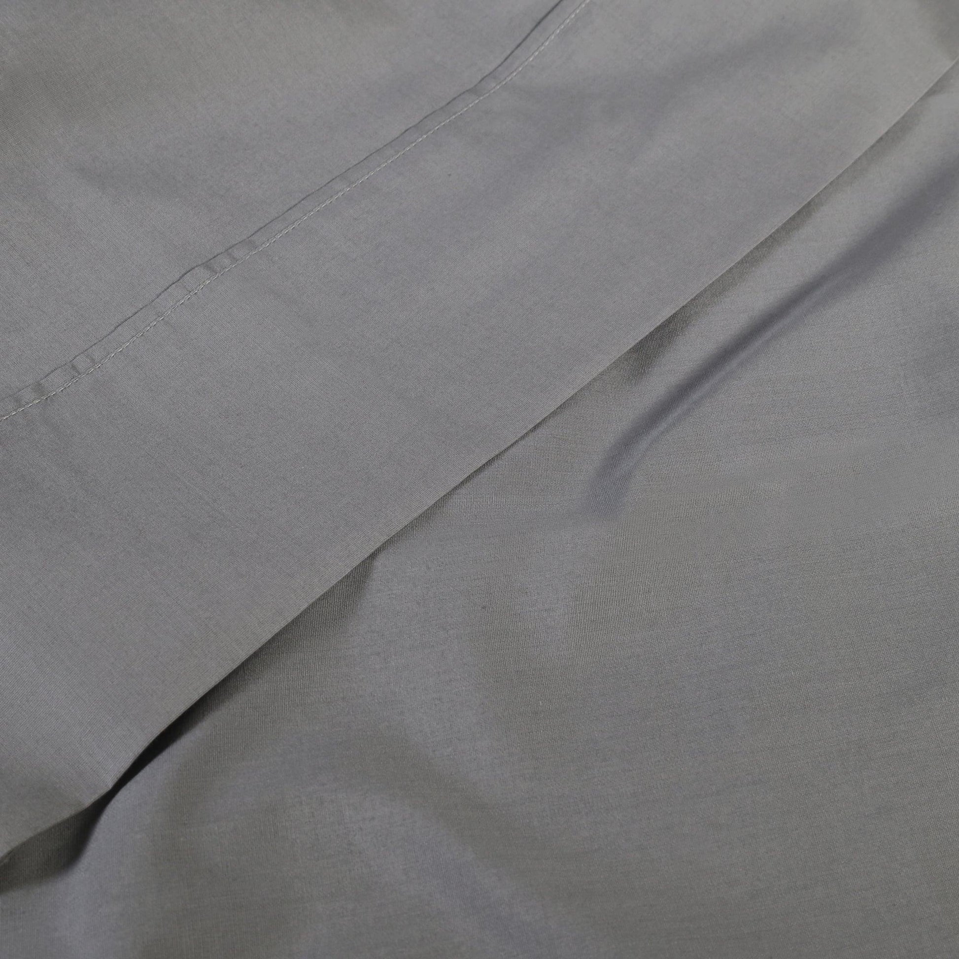 Superior 100% Cotton Percale 300 Thread Count Sheet Set - Smoked Pearl
