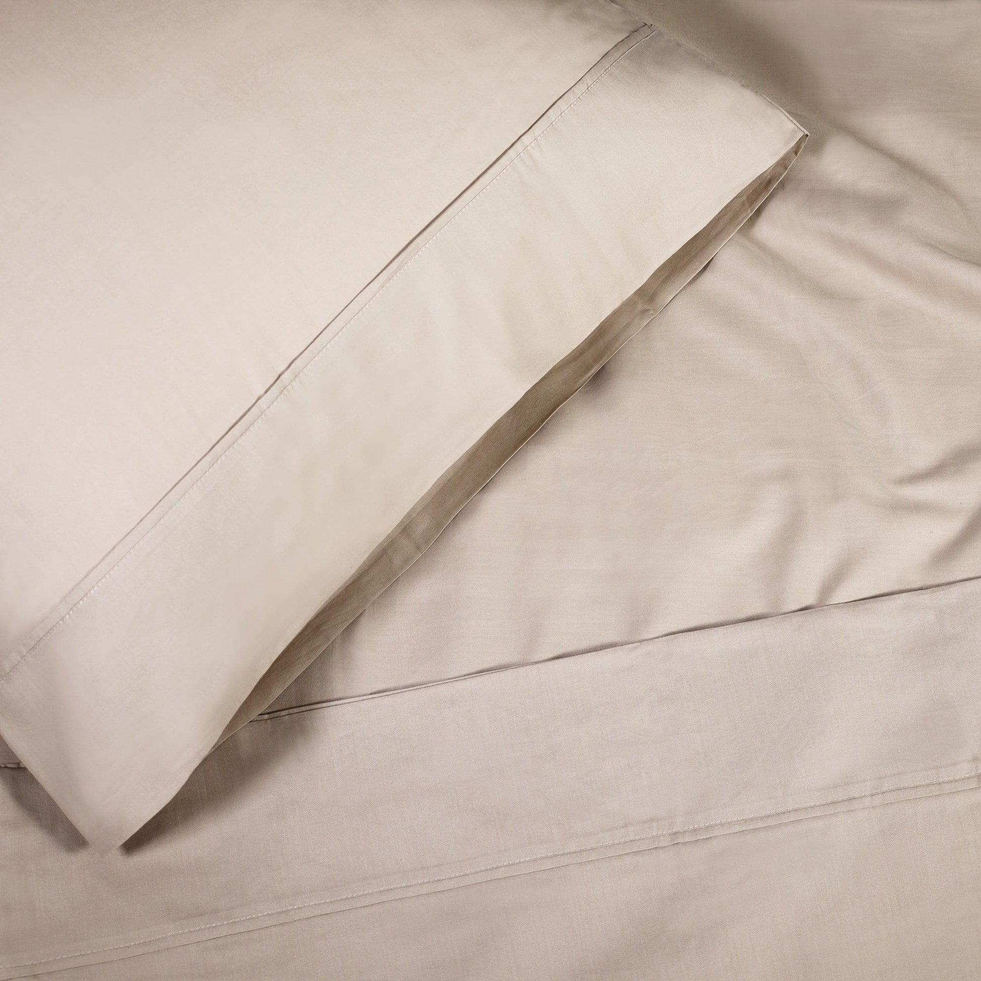 Superior 100% Cotton Percale 300 Thread Count Sheet Set - Tan