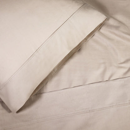 Superior 100% Cotton Percale 300 Thread Count Sheet Set - Tan