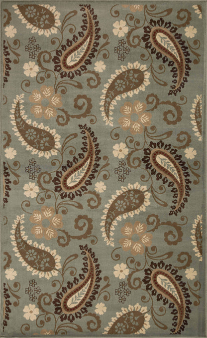 Parkway Vintage Floral Indoor Area Rug or Runner Rug