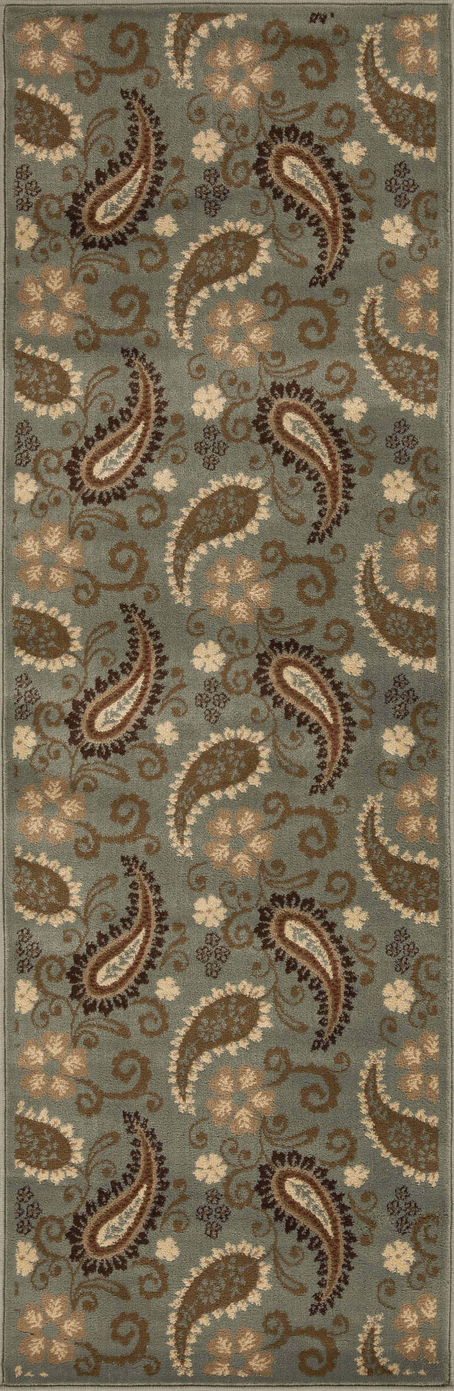 Parkway Vintage Floral Indoor Area Rug or Runner Rug