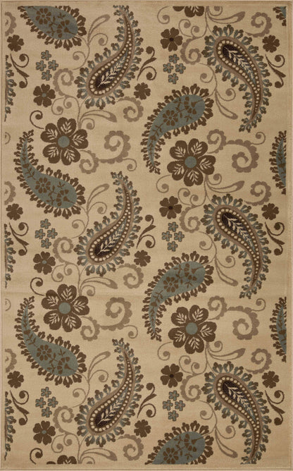 Parkway Vintage Floral Indoor Area Rug or Runner Rug