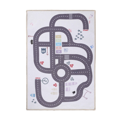 Path Non-Slip Kids Playroom Nursery Washable Indoor Area Rug