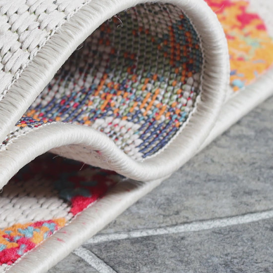 Superior Paxson Geometric Diamond Lattice Indoor/Outdoor Area Rug