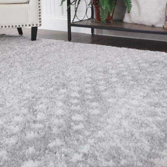 Superior Boho Geometric Indoor Plush Shag Area Rug