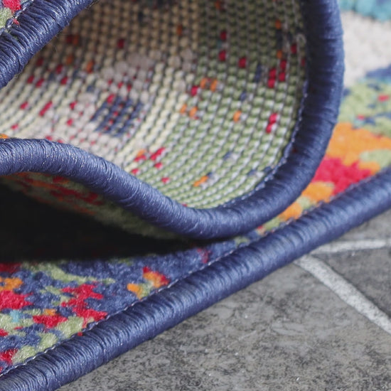 Superior Kalina Modern Abstract Splatter Indoor/Outdoor Area Rug or Runner Rug