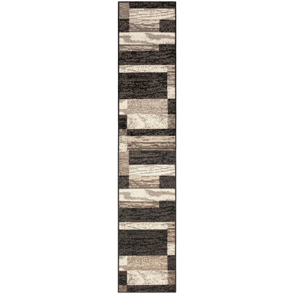Rockwood Modern Geometric Patchwork Indoor Area Rug or Runner